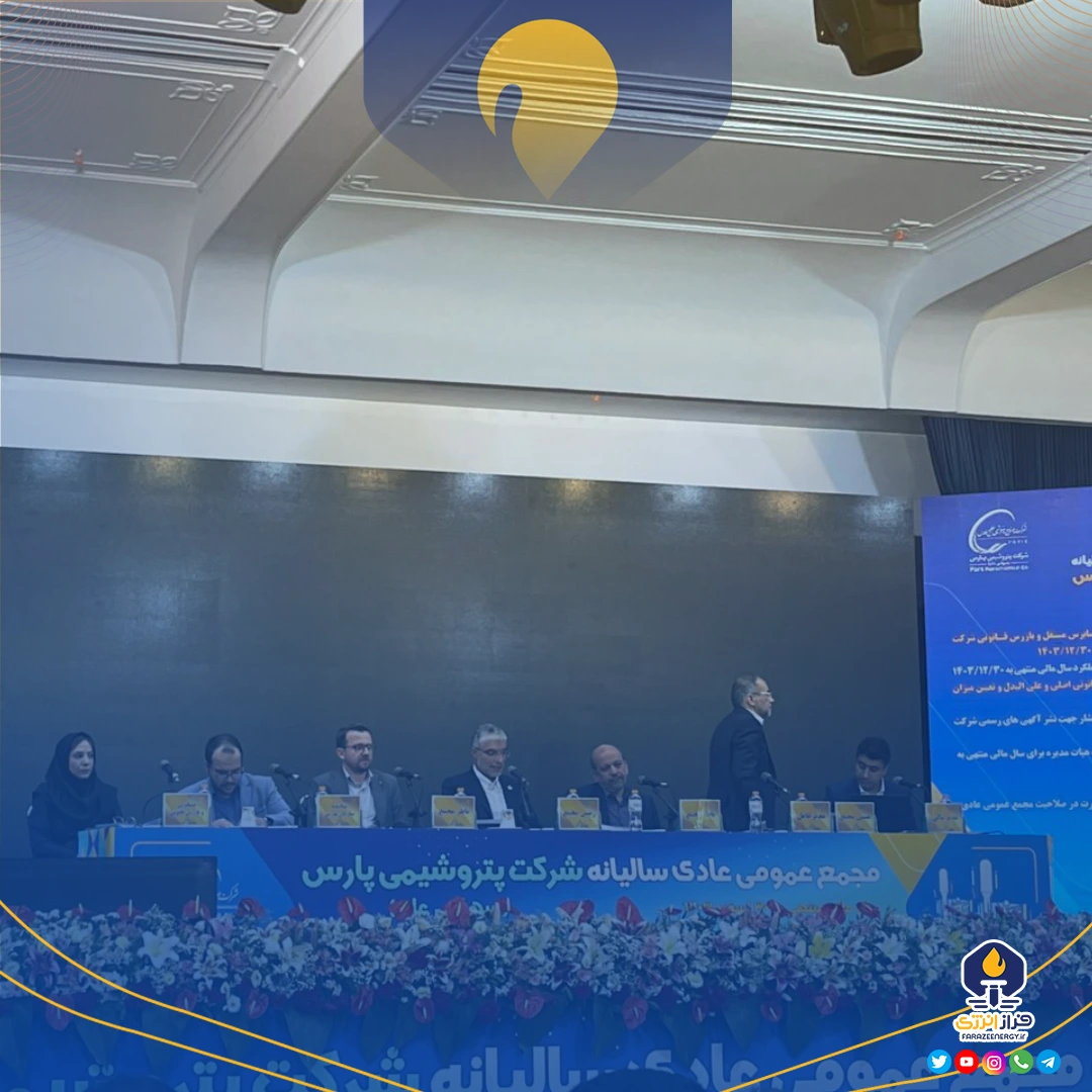 سیاوش میرحاجی مدیرعامل شرکت پتروشیمی پارس در مجمع: سیاوش میرحاجی مدیرعامل شرکت پتروشیمی پارس در مجمع: