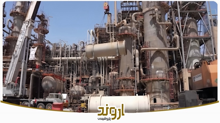 تعویض مبدل ۱۵۰۰۳ ناحیه ۱۵۰ واحد VCM شرکت پتروشیمی اروند در ۱۲ روز جنگ تحمیلی