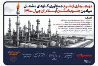 طرح جمعآوری گازهای مشعل میدانهای نفتی ایلام طرح جمعآوری گازهای مشعل میدانهای نفتی ایلام