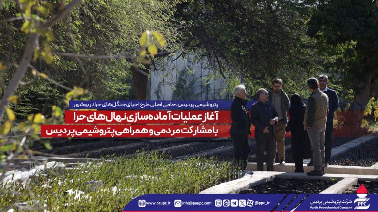 آغاز عملیات آماده‌سازی نهال‌های حرا با مشارکت مردمی و همراهی پتروشیمی پردیس