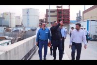 بازدید مدیرعامل شرکت سرمایه‌گذاری صندوق بازنشستگی کشوری از مجتمع پتروشیمی جم