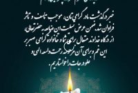 روابط عمومی شرکت پتروشیمی هنگام طی پیامی درگذشت والده محترم دکتر عبدالمجید خاکسار را تسلیت گفت روابط عمومی شرکت پتروشیمی هنگام طی پیامی درگذشت والده محترم دکتر عبدالمجید خاکسار را تسلیت گفت