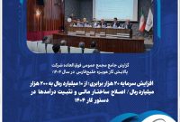 گزارش جامع مجمع عمومی فوق‌العاده شرکت پالایش گاز هویزه خلیج‌فارس در سال ۱۴۰۴: