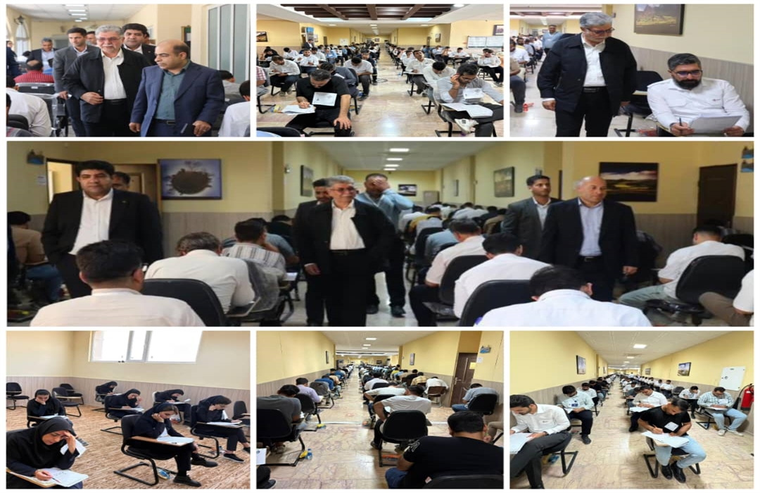 آزمون داخلی ویژه پیمانکاران پتروشیمی بوشهر برگزار شد