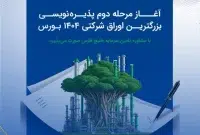 اتمام موفقیتآمیز مرحله دوم پذیرهنویسی بزرگترین اوراق شرکتی ۱۴۰۴ بازار سرمایه اتمام موفقیتآمیز مرحله دوم پذیرهنویسی بزرگترین اوراق شرکتی ۱۴۰۴ بازار سرمایه