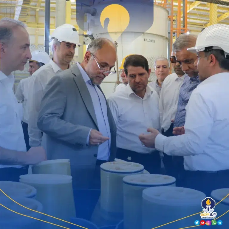 بازدید مدیران عامل شرکت ملی صنایع پتروشیمی ایران و سازمان تامین اجتماعی نیروهای مسلح از شرکت‌های گروه شستان در عسلویه