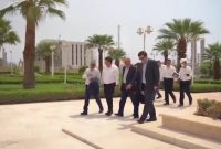 بازدید محمود امین‌نژاد، معاون برنامه‌ریزی و توسعه کسب‌وکار گروه صنایع پتروشیمی خلیج فارس از پتروشیمی نوری