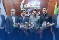 قهرمانان خوزستانی کشتی فرنگی جهان در پتروشیمی بندرامام استخدام شدند قهرمانان خوزستانی کشتی فرنگی جهان در پتروشیمی بندرامام استخدام شدند