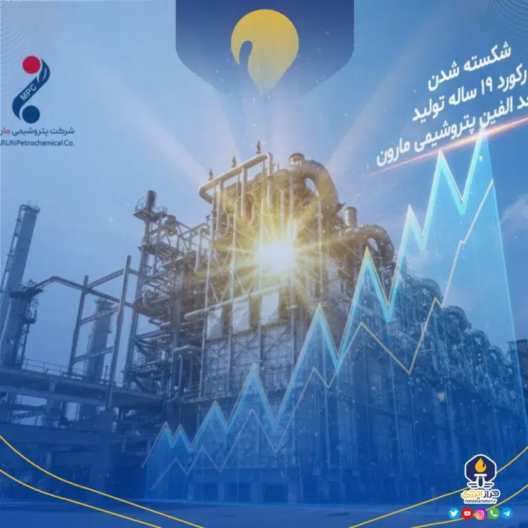 شکسته شدن رکورد ۱۹ساله تولید در واحد الفین مارون