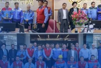 تقدیر از همکاران برتر واحد ایمنی و آتش‌نشانی پتروشیمی شهید تندگویان