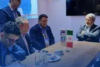 بازدید دکتر رحمانی فضلی سفیر جمهوری اسلامی ایران در چین از غرفه پتروشیمی زاگرس