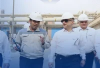 مدیر عامل شرکت سرمایه‌گذاری تجاری شستان در بازید از مجتمع پتروشیمی بوشهر