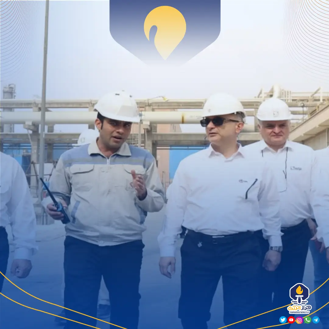 مدیر عامل شرکت سرمایه‌گذاری تجاری شستان در بازید از مجتمع پتروشیمی بوشهر