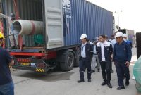 ورود محموله استراتژیک لوله‌های خط PRG به مجتمع کیمیای پارس خاورمیانه