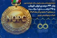 رشد ۳۴ درصدی ارزش فروش و ۲۵ درصدی تولید در عملکرد ۹ ماهه و آذر ماه ۱۴۰۴ شرکت پتروشیمی نوری