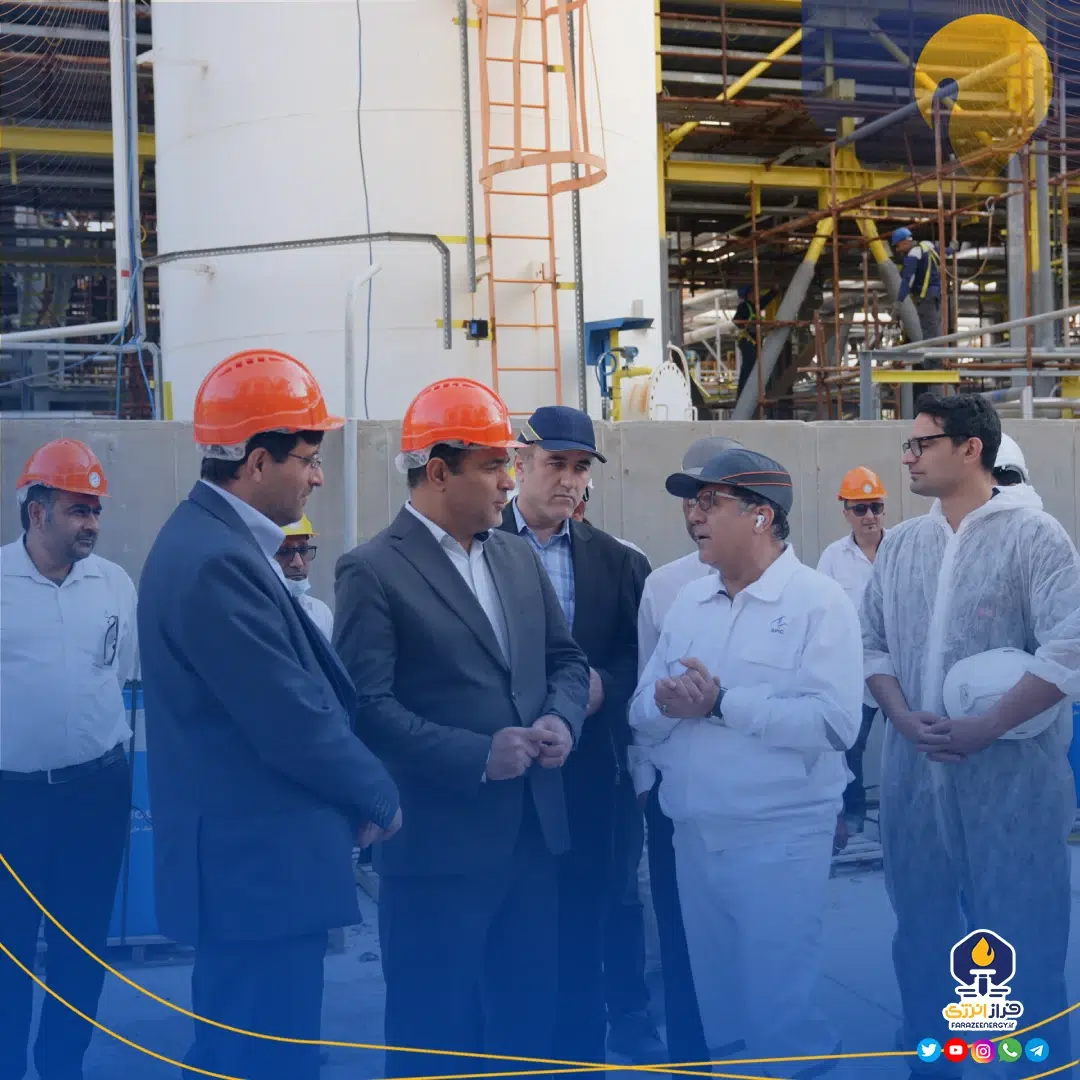 بازدید فرماندار عسلویه از سایت ۲ پتروشیمی سبلان