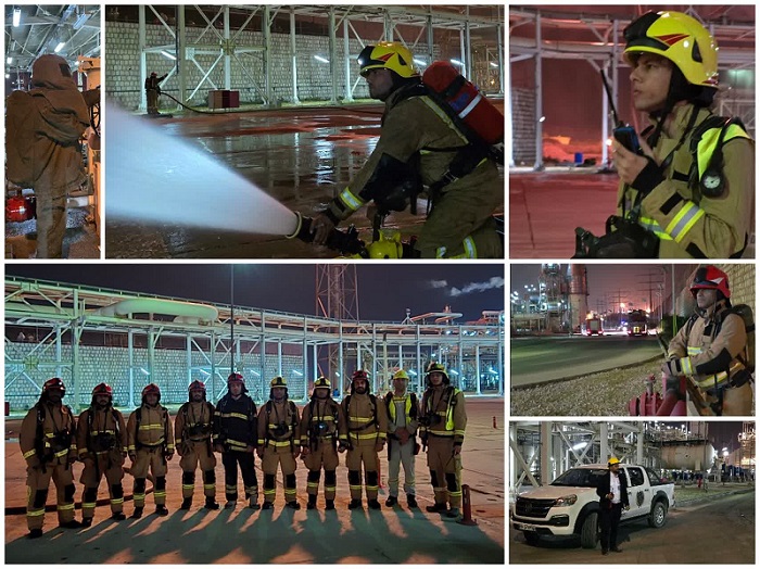 تجلی آمادگی و مسئولیت‌پذیری در واحد شیرین سازی پتروشیمی بوشهر