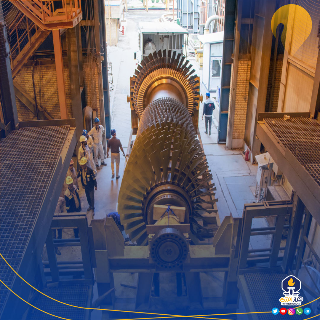 تعمیرات اساسی موفقیت‌آمیز توربین ناحیه ۲ فجر انرژی با داخلی‌سازی پره‌ها و عایق