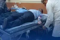 حضور گسترده کارکنان پتروشیمی بندرامام در پویش اهدای خون