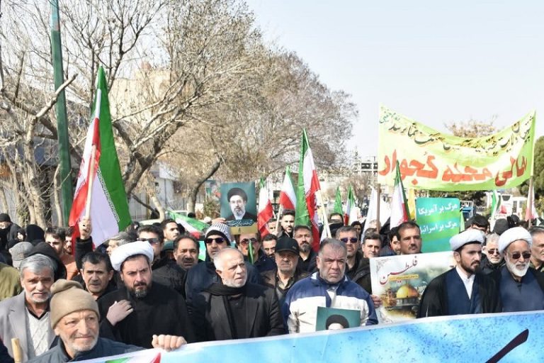 حضور پرشکوه کارکنان پتروشیمی تبریز در راهپیمایی روز قدس