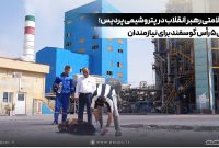 قربانی ۵ رأس گوسفند برای نیازمندان