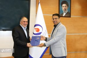 آیین تکریم و معارفه رئیس حراست صندوق‌های بازنشستگی صنعت نفت