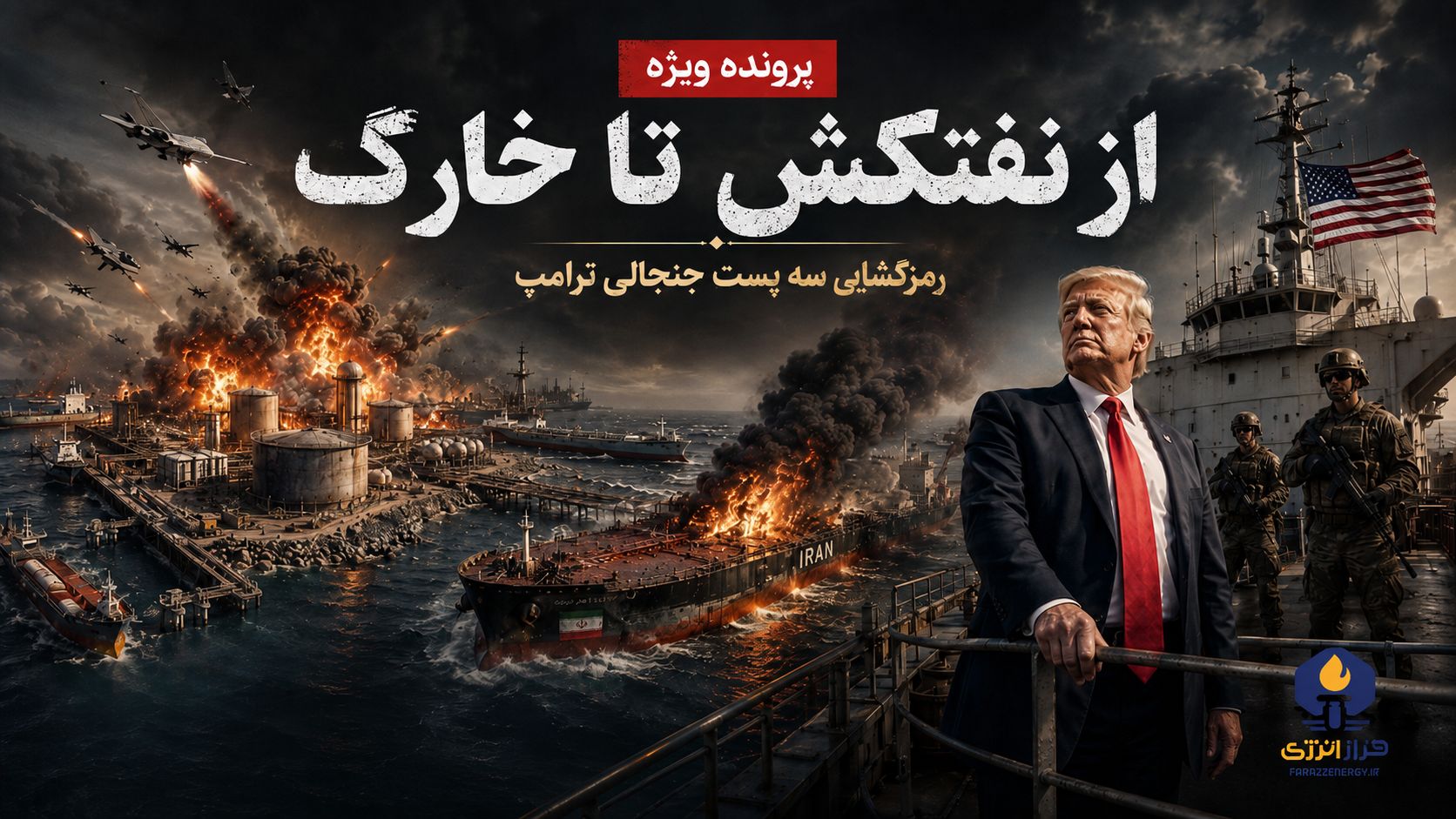 از نفتکش تا خارگ؛ سه‌گانه تهدید نفتی ترامپ