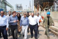 بازدید معاون اجرایی رئیس‌جمهوری از پتروشیمی جم
