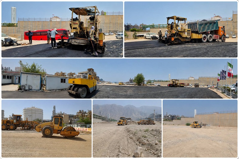 مسیر جدید دسترسی گیت ضلع غربی پتروشیمی کیمیای پارس خاورمیانه