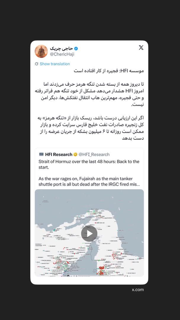 موسسه HFI فجیره از کار افتاده است