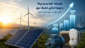 ظرفیت برق تجدیدپذیر ایران به ۵۸۰۰ مگاوات رسید