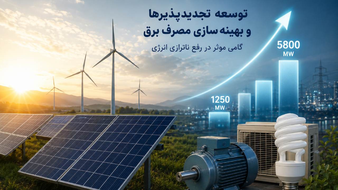 ظرفیت برق تجدیدپذیر ایران