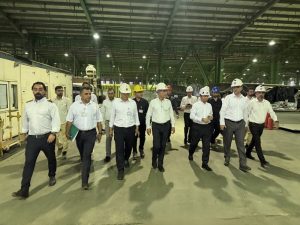 بازدید دکتر خدابخش از مجتمع توسعه پلیمر پادجم و پروژه آفسایت پارک استایرن