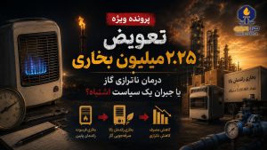 بخاری گازی راندمان بالا در کنار شبکه گازرسانی ایران با موضوع کاهش مصرف گاز و ناترازی انرژی