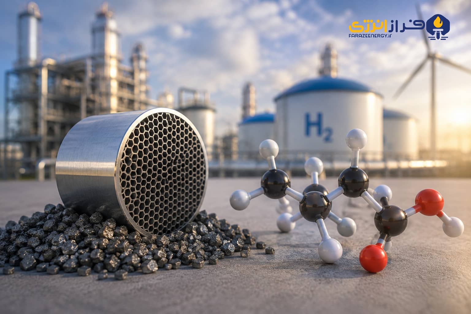 کاتالیست نیکل، هزینه تولید هیدروژن از اتان و CO₂ را کاهش می دهد 1