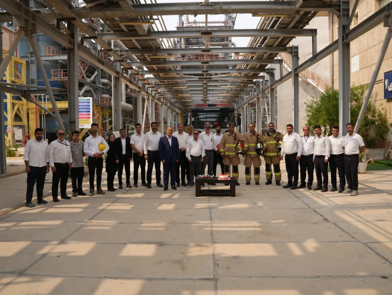 تجلیل از تلاشگران آتش‌نشانی و HSE پتروشیمی سبلان