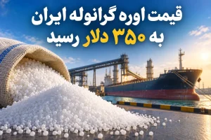 قیمت اوره گرانوله ایران به ۳۵۰ دلار رسید