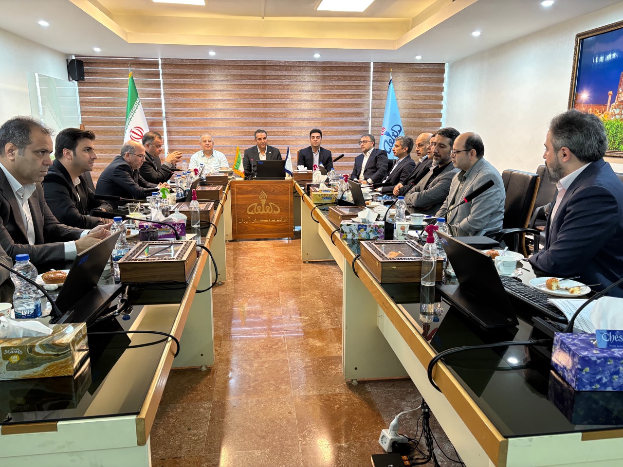 مراسم تکریم حسین رفیق دوست و معارفه علی خوان زاده به عنوان سرپرست پتروشیمی فن آوران با حضور مدیران هلدینگ تاپیکو